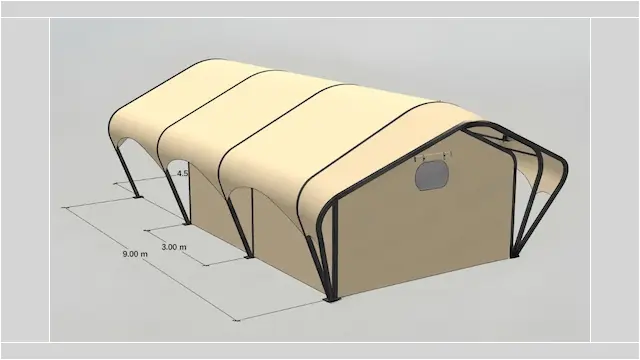 glamping tent design details