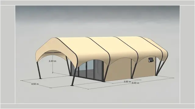 glamping tent design details