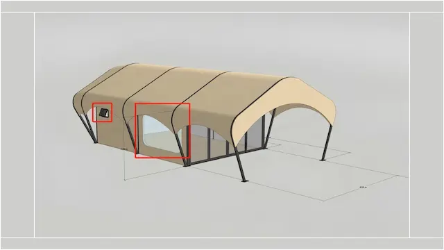 glamping tent design details