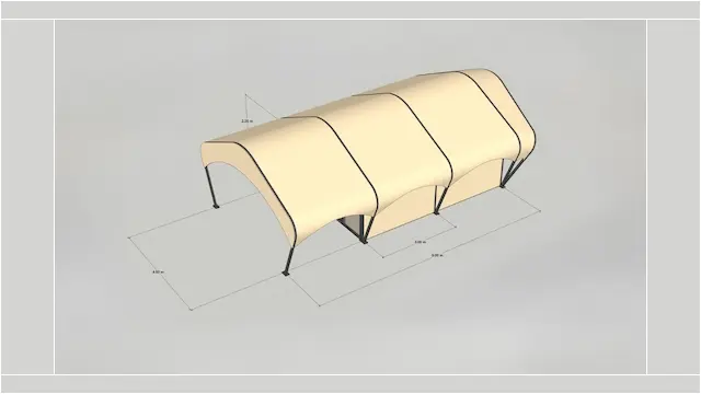 glamping tent design details